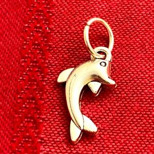5/$10❤️❤️❤️NEW TIBETAN SILVER DOLPHIN CHARM PENDANT